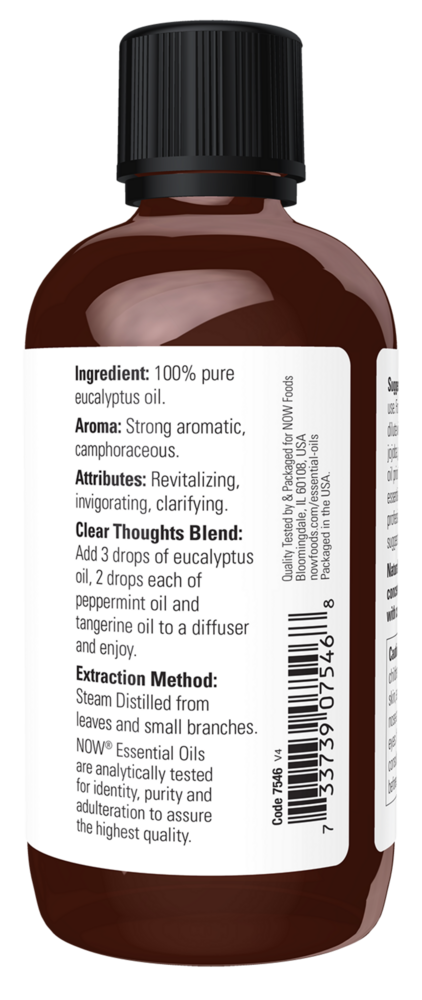 Product image for Eucalyptus Oil 100% Pure Liquid.