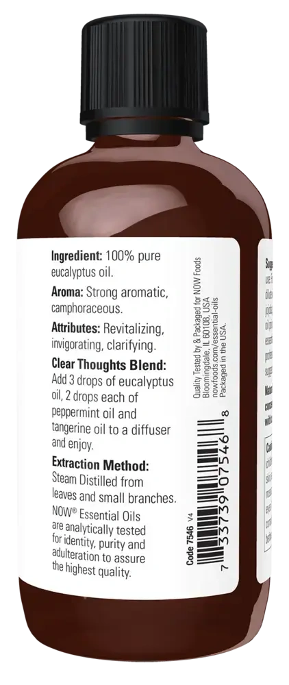 Product image for Eucalyptus Oil 100% Pure Liquid.
