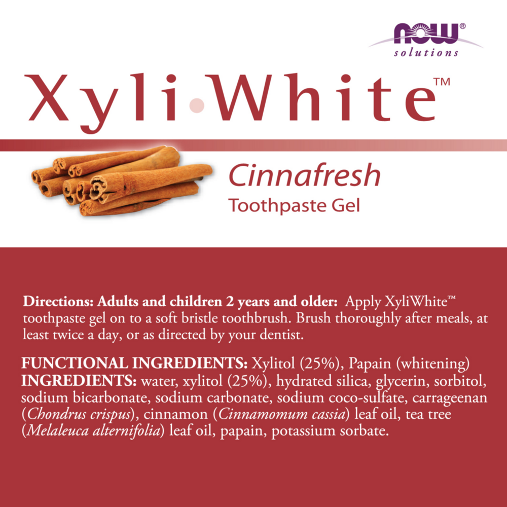 Product image for Xyliwhite Cinnafresh Toothpaste.