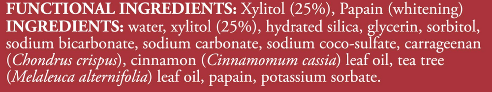 Product image for Xyliwhite Cinnafresh Toothpaste.