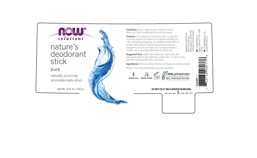 Product image for Nature's Deodorant Stick (Stone).