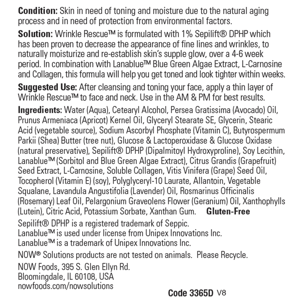 Product image for Wrinkle Rescue Moisturizer.