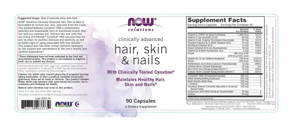 Product image for Hair, Skin, and Nails.