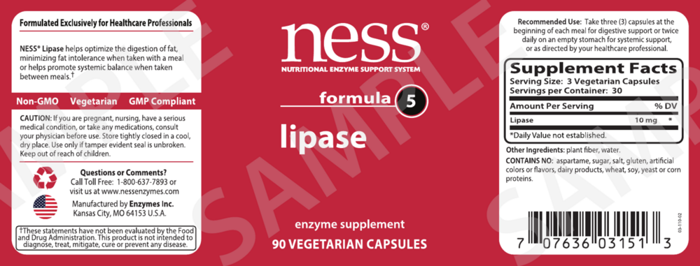 Product image for Lipase Formula 5.