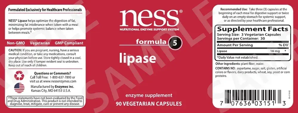 Product image for Lipase Formula 5.