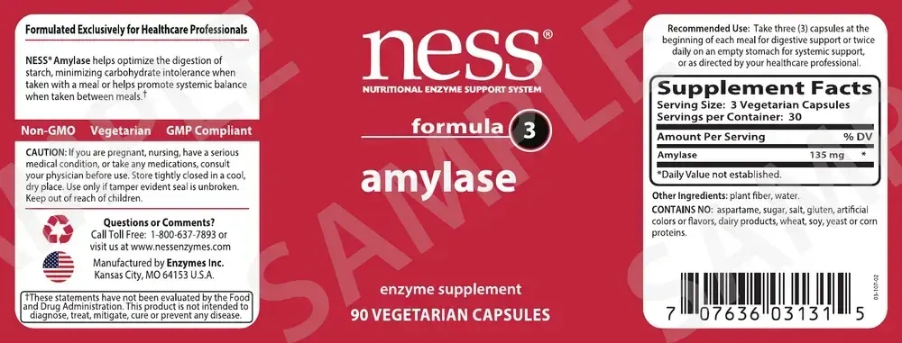 Product image for Amylase Formula 3.
