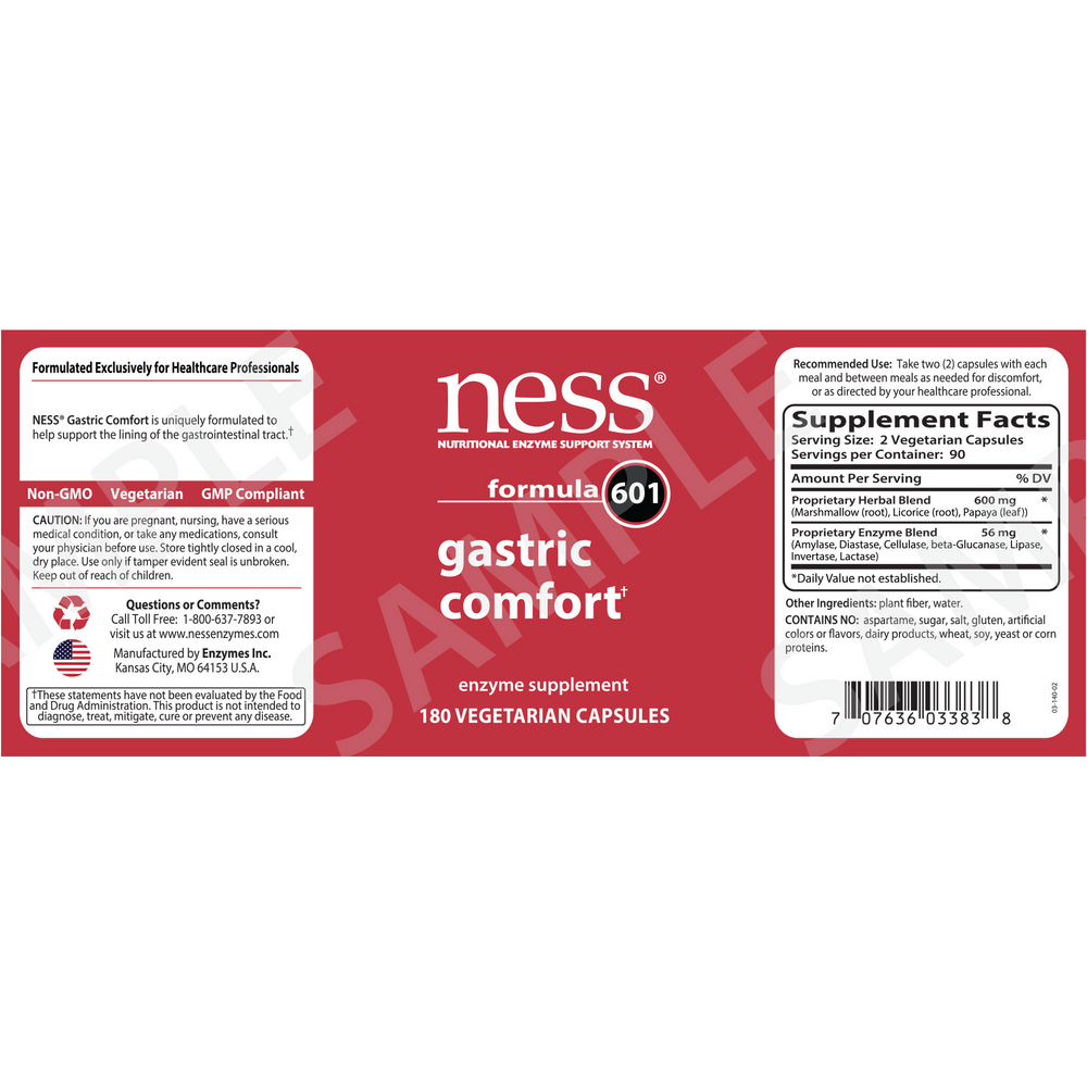 Product image for Gastric Comfort formula 601.