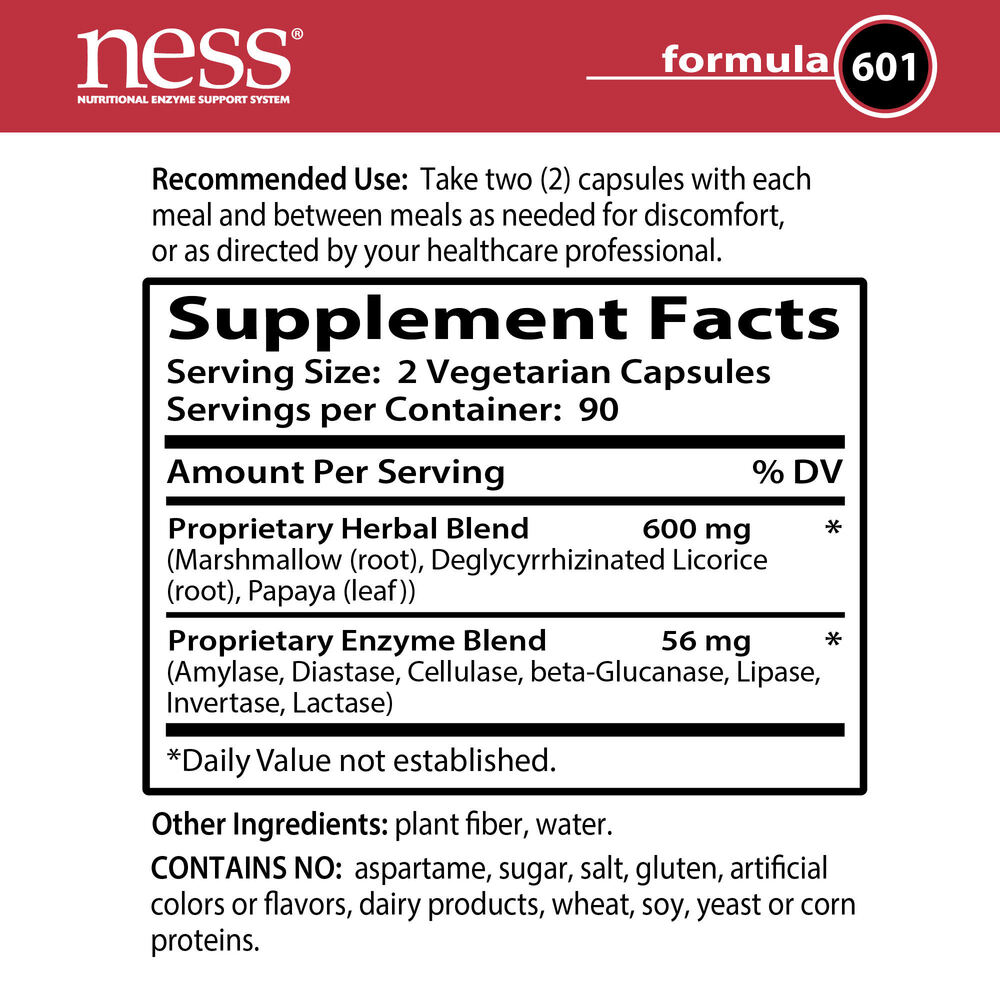 Product image for Gastric Comfort formula 601.