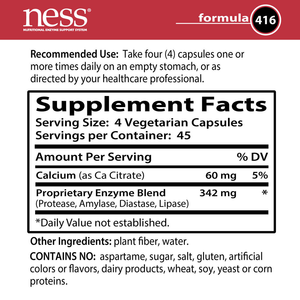 Product image for Protease + Calcium formula 416.