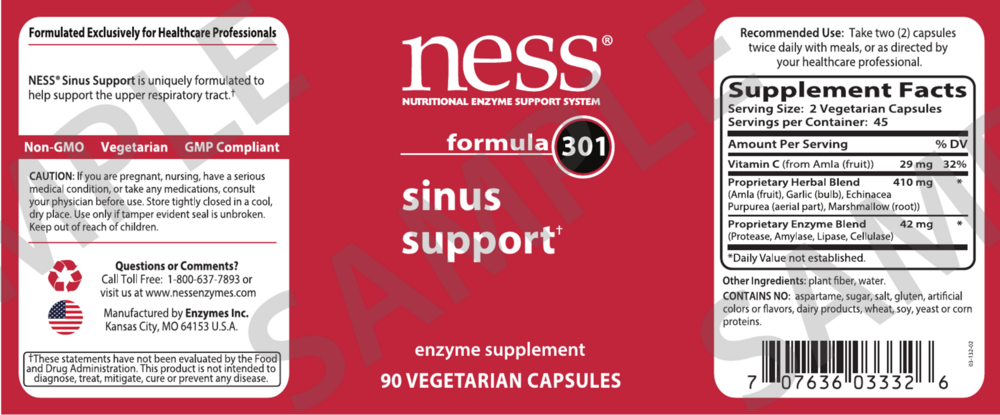 Product image for Sinus Support formula 301.