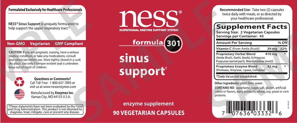 Product image for Sinus Support formula 301.