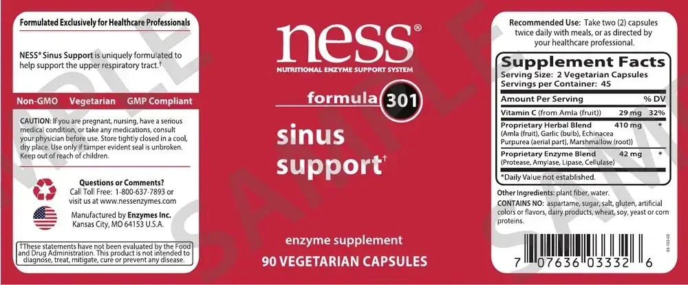 Product image for Sinus Support formula 301.