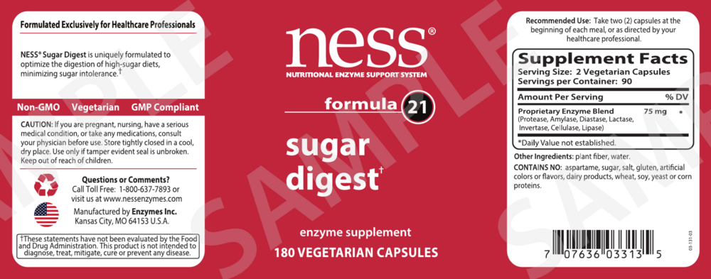 Product image for Sugar Digest formula 21.