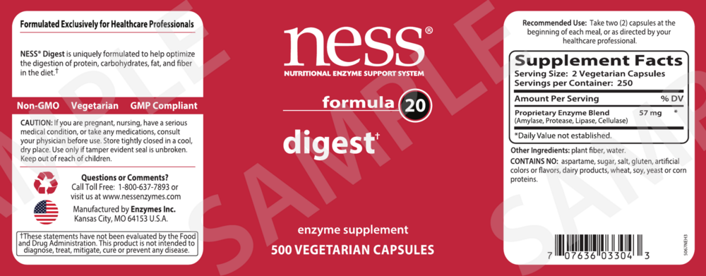 Product image for Digest Formula 20.
