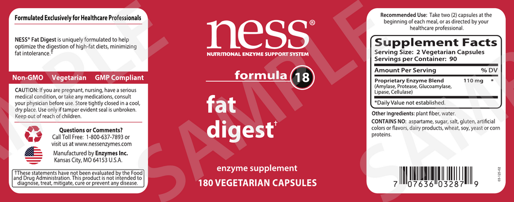 Product image for Fat Digest formula 18.
