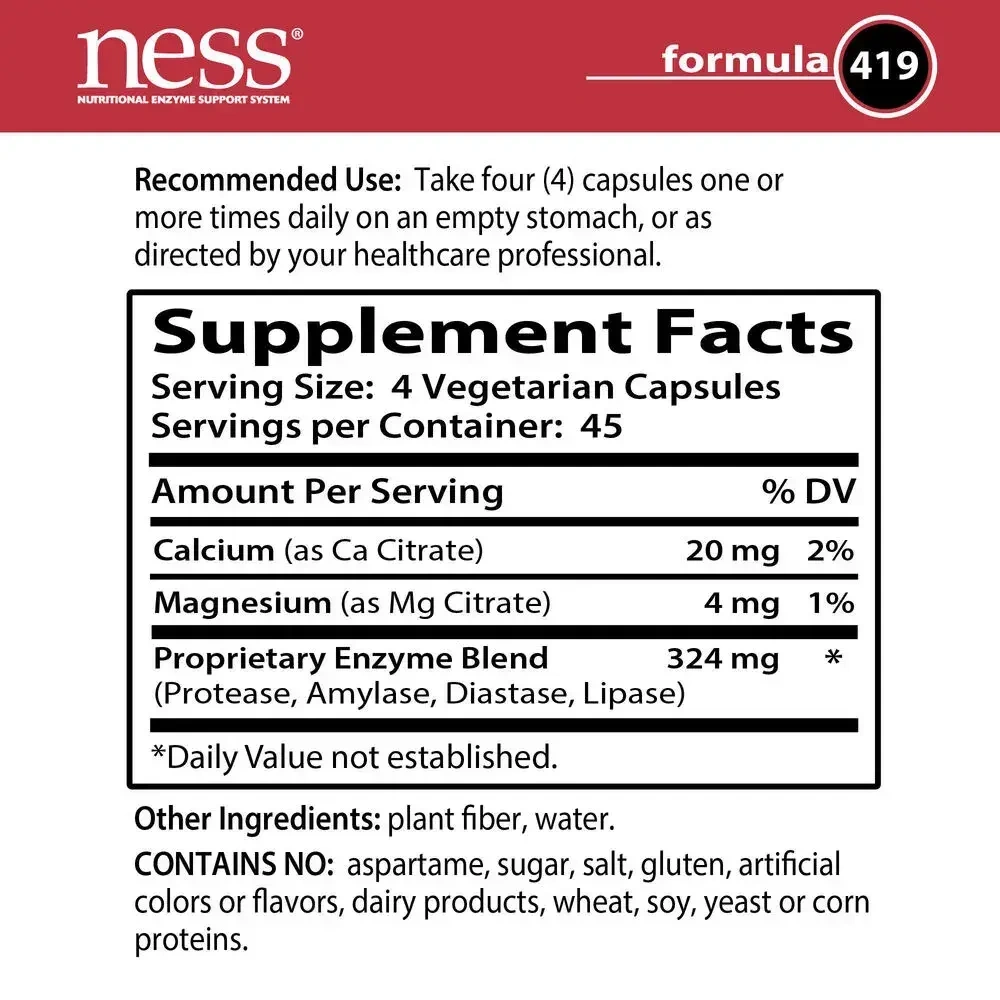 Product image for Protease + Cal-Mag formula 419.