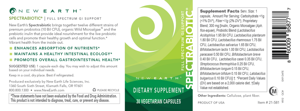 Product image for Spectrabiotic.