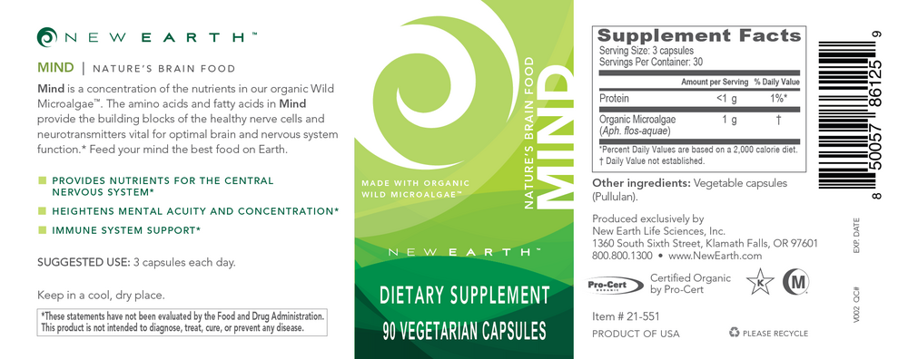 Product image for Mind 90 caps.