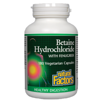 Betaine Hydrochloride with Fenugreek