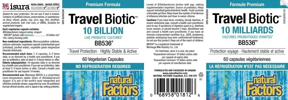 Product image for TravelBiotic™ BB536.