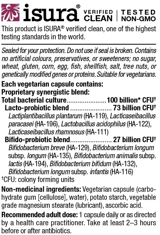 Product image for Critical Care 100 Billion Active Cells.