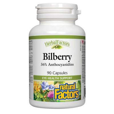 Bilberry, HerbalFactors 90 capsules