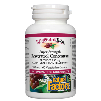 ResveratrolRich Super Strength Resveratrol Concentrate 500 mg