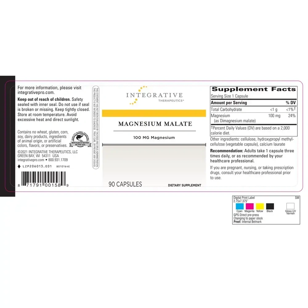 Product image for Magnesium Malate.
