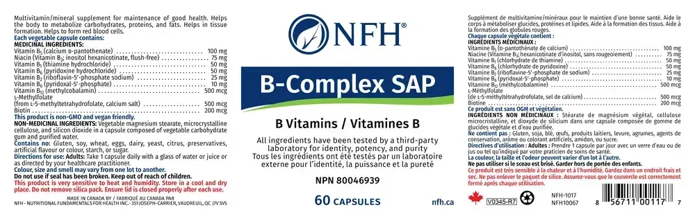 Product image for B-Complex SAP™.