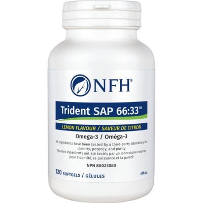 Trident SAP 66:33 Lemon 120 Softgels