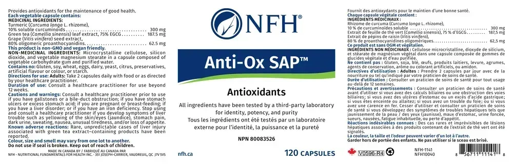 Product image for Anti‑Ox SAP.