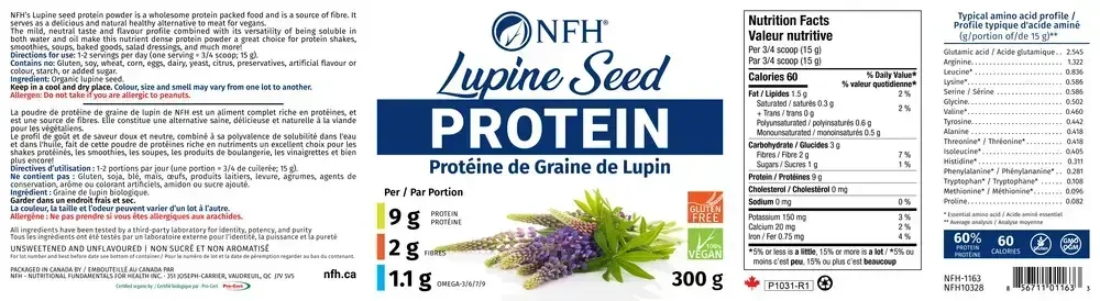 Product image for Lupine Seed Protein.
