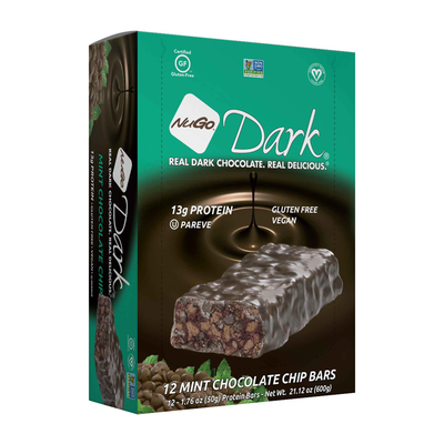 NuGo Dark - Mint Chocolate Chip (12 bars)
