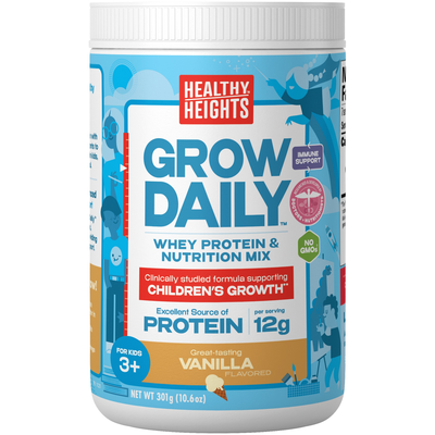 Grow Daily 3+ by Healthy Heights, Vanill 301 Grams
