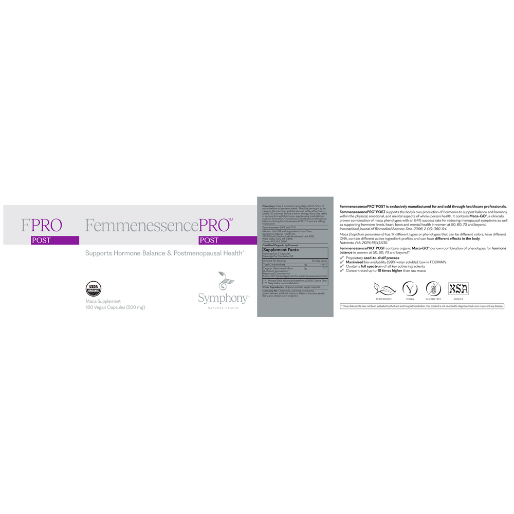 Product image for FemmenessencePRO POST (Maca-GO®).