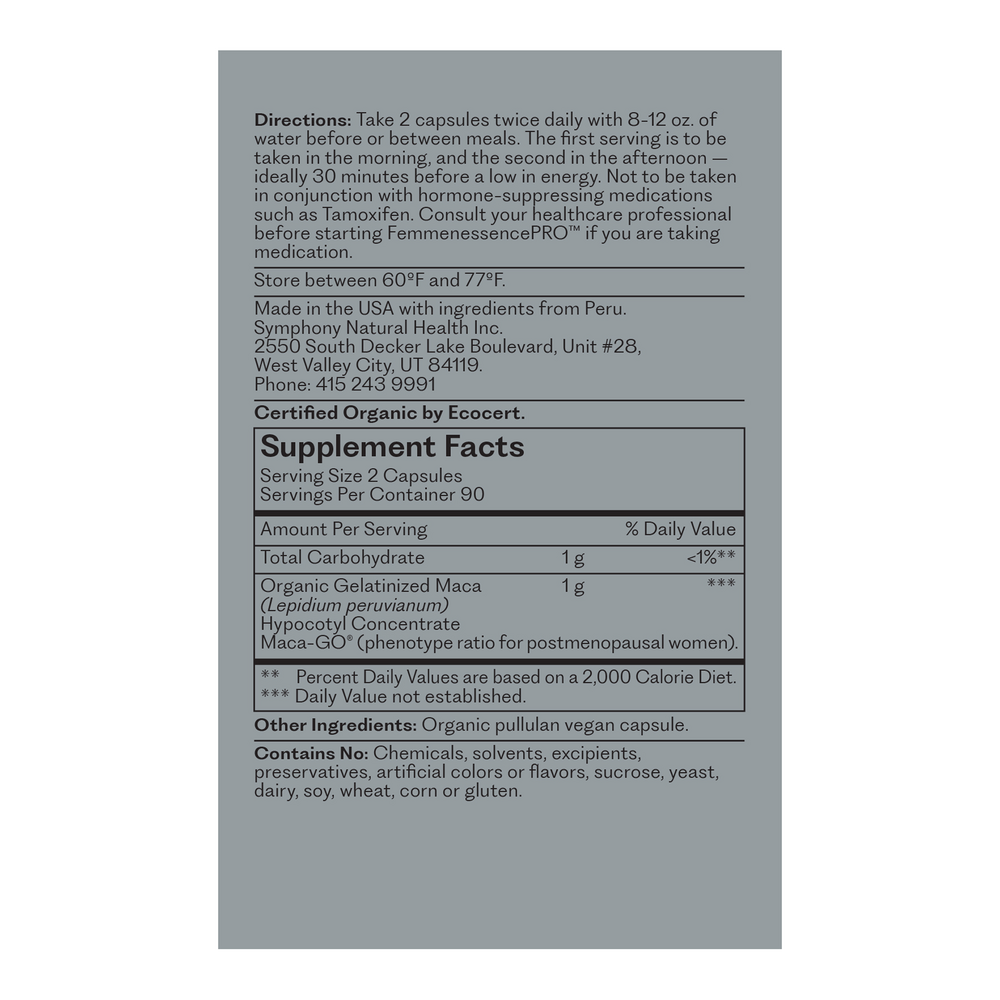 Product image for FemmenessencePRO POST (Maca-GO®).