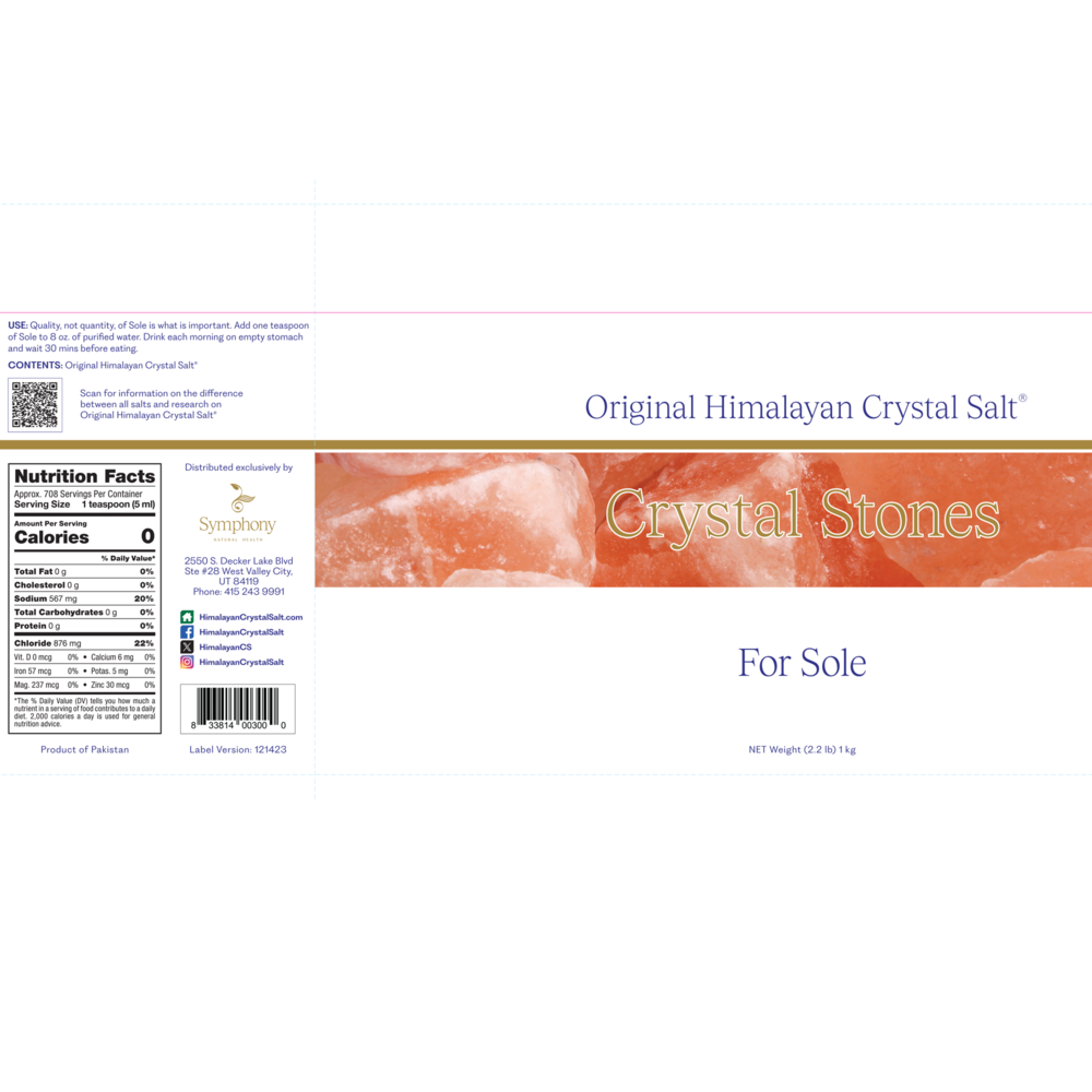 Product image for Original Himalayan Crystal Salt - Stones.