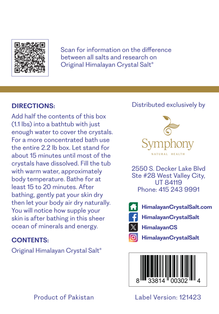 Product image for Original Himalayan Crystal Salt - Bath.