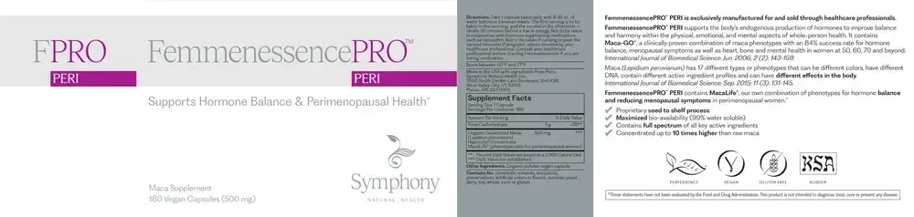 Product image for FemmenessencePRO PERI (Maca-GO®).