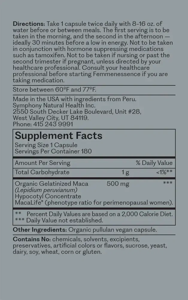 Product image for FemmenessencePRO PERI (Maca-GO®).