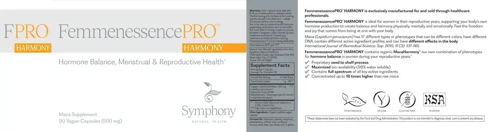 Product image for FemmenessencePRO HARMONY (Maca-GO®).