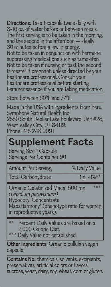 Product image for FemmenessencePRO HARMONY (Maca-GO®).