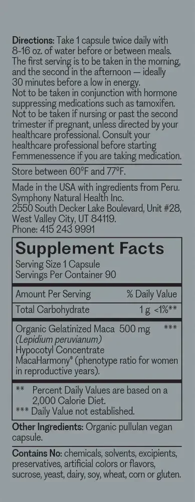 Product image for FemmenessencePRO HARMONY (Maca-GO®).