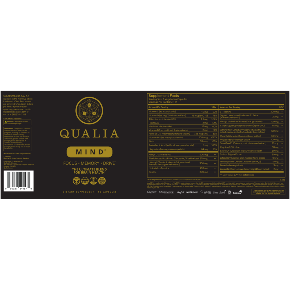 Product image for Qualia Mind 2.0.