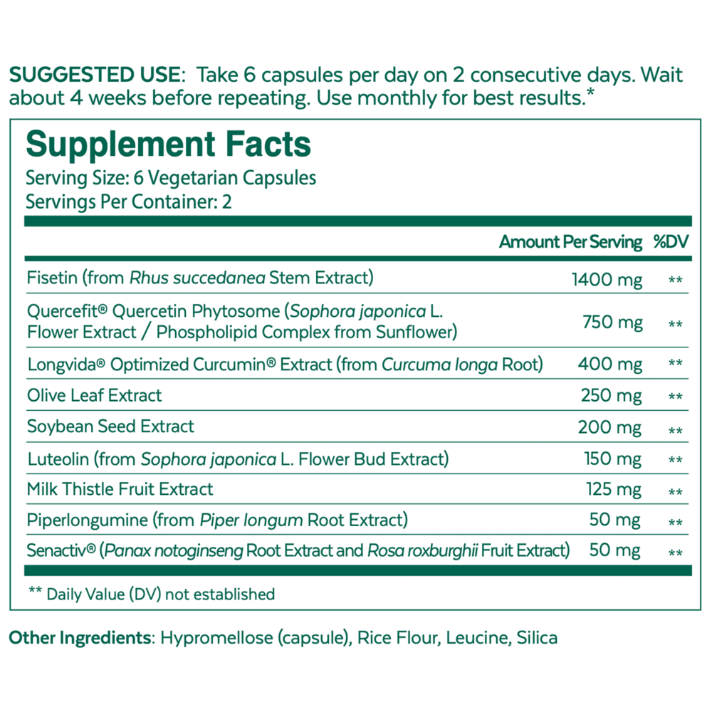 Product image for Qualia Senolytic.