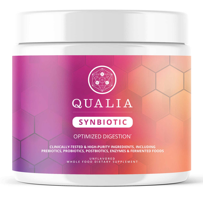 Product image for Qualia Synbiotic: Optimized Digestion (4.5 Ounces). Discontinued.