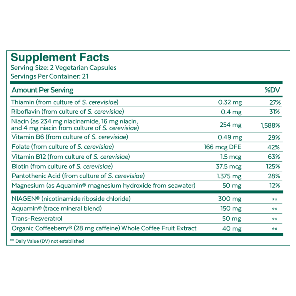 Product image for Qualia NAD+ Optimized Aging.