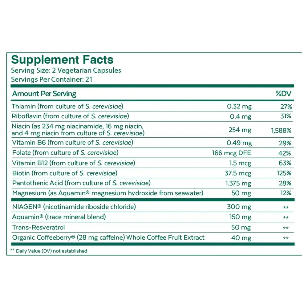 Product image for Qualia NAD+ Optimized Aging.