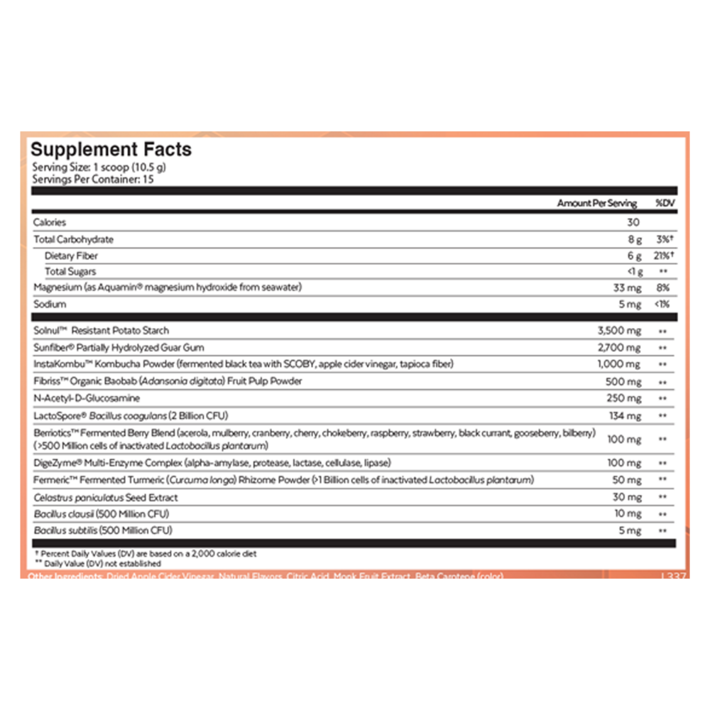 Product image for Qualia Probiotic+, Tropical Fruit Flavor.