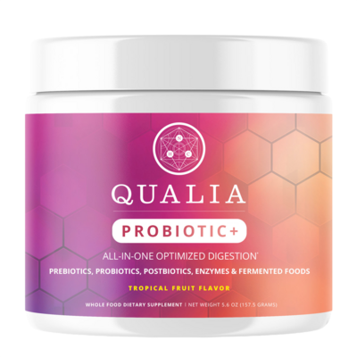 Qualia Probiotic+, Tropical Fruit Flavor 157.5 Grams